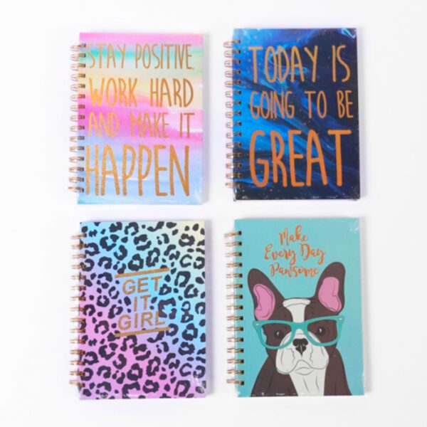 Cuaderno Con Espiral Surt.100 Hjs. 15x21 Cm