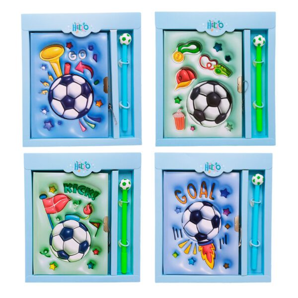 Diario Futbol Con Birome 48 Hjs.13x18 Cm