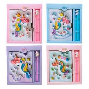 Diario Unicornio Con Birome 48 Hjs.13x18 Cm