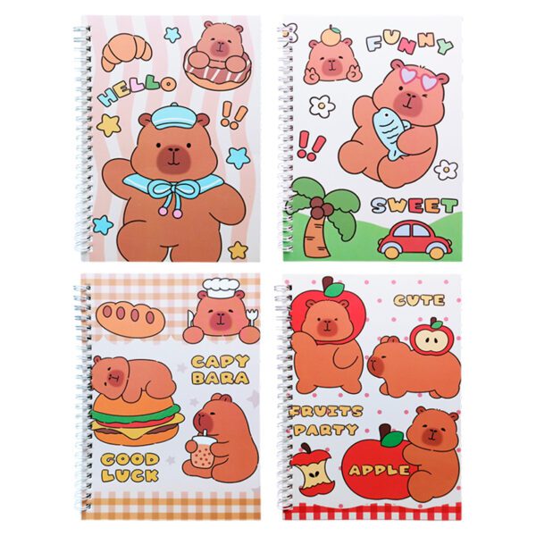 Cuaderno Capybara 60 Hjs, 14,5x 21 Cm