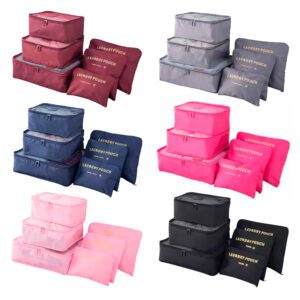 Organizador De Viaje x 6 Pzs.
