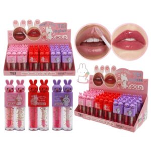 TEI LIPGLOSS DOBLE CONEJO X1 TEI8189 AL AZAR