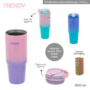 VASO TERMICO TRENDY 850ML