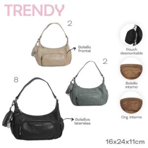 Cartera C/Monedero Trendy