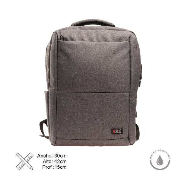 PORTA NOTEBOOK IMPERMEABLE ANTIRROBO CON USB
