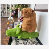 CAPIBARA CON COCODRILO QUE SE ESTIRA 25CM