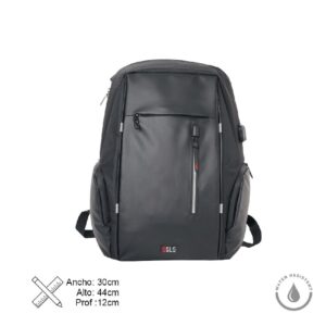 PORTA NOTEBOOK IMPERMEABLE CON CIERRE OCULTO Y USB