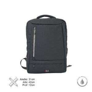 MOCHILA CON USB Y COMPARTIMIENTO MULTIPLE